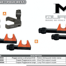 MK4 A0056/A Coppia Poggiacanne Lungo